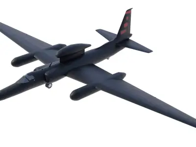 Lockheed U 2S Dragon Lady Free low-poly 3D model