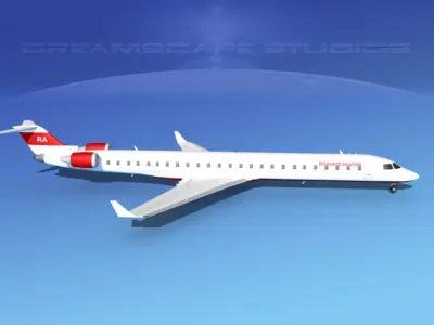Bombardier CRJ1000 Richards Aviation 3D model
