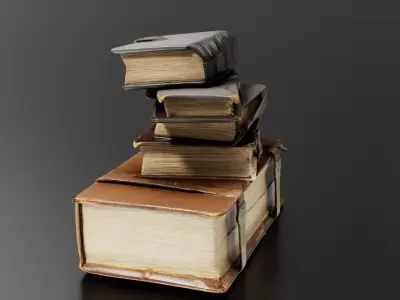 Old Book 02 3D print model