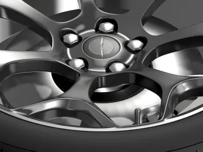 Chrysler 300S 2015 wheel 3D model