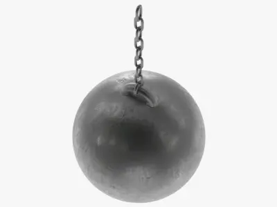Wrecking Ball Textured 3D model