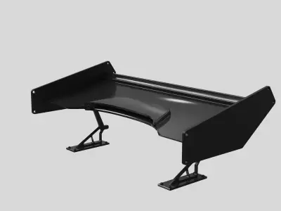 Spoiler clavo auto 3D model