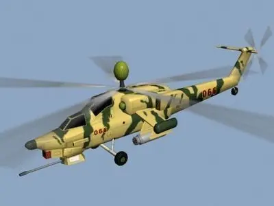 mi28 chinese military helicopter - chinese military helicopter 3D model