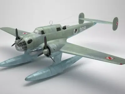 RWD-22 torpedo bomber 3D model