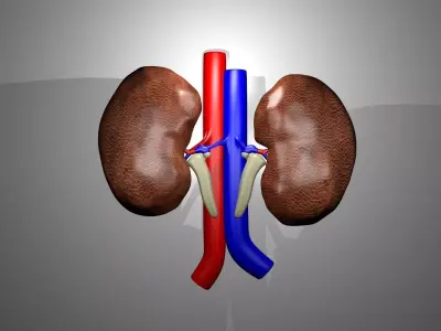 Human Kidneys 3D model