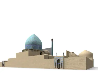 Imam Mosque Isfahan Iran 3D model