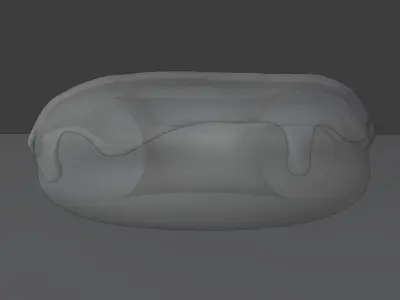 Donut from Blender Guru Blender Tutorial Part 1 Free low-poly 3D model