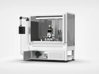 Automatic Resistance Plug-in Machine 3D model