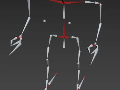 heavy Assault Mech Low-poly 3D model