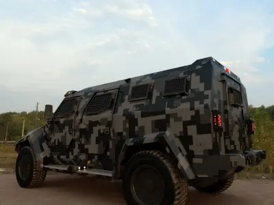 Inkas sentry military 2020 low poly Low-poly 3D model