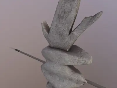 Bone Bow  Free 3D model
