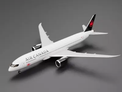 Boeing 787-9 Air Canada 3D model
