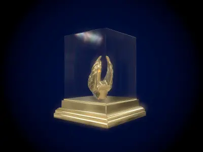 Gold Swan  3D model