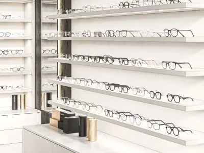 glasses shop 3D model