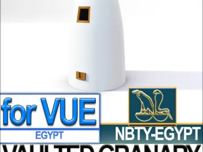 Ancient Egyptian Vaulted Granary 3D model