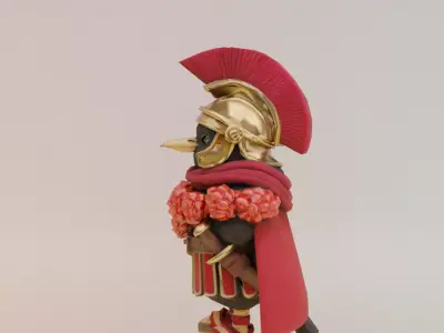 Brri Brri Bicus Dicus Bombicus Italian brainrot Low Poly Low-poly 3D model