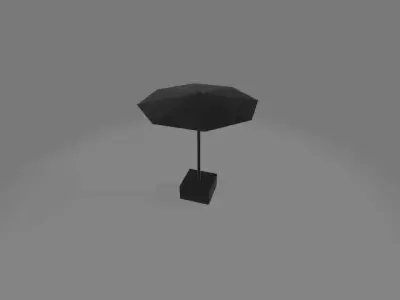 Pool Umbrella 3D model
