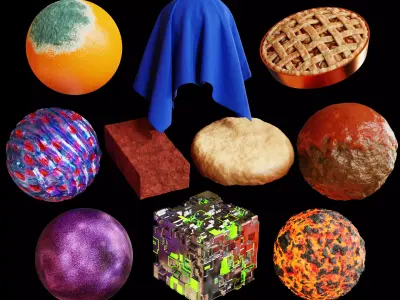 Blender Procedural Material Pack 12 Texture