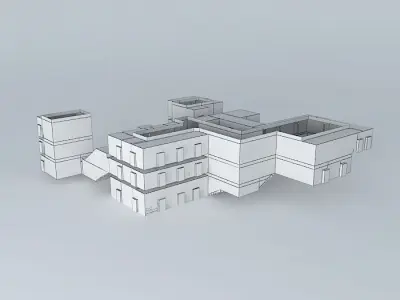 Patio map Free 3D model