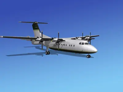 Dehavilland DHC-7 Corporate 3 3D model