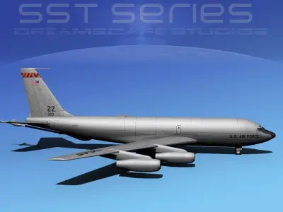 Boeing KC-135E Stratotanker LPSS V02 3D model