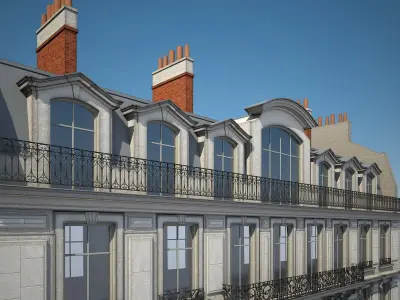 Old Building XIX 3D model