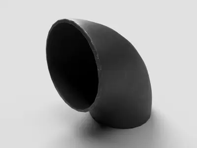 Elbow Pipe Short Radius 8 inches 3D model