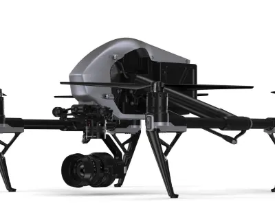 DJI Inspire 2 - Element 3D 3D model