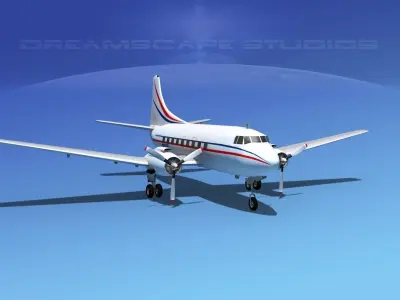Martin 404 Executive 1 3D model
