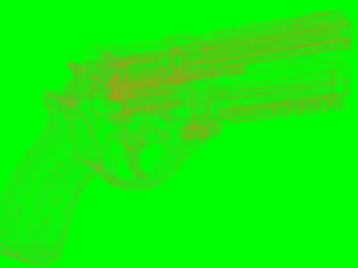 Bach Modern Handgun Low-poly 3D model