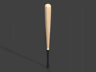 Baseball Bat 3D model 19