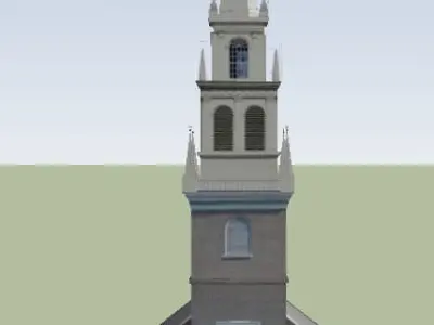 Old North Church Boston 3D model