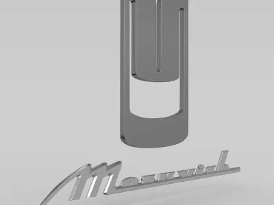 moskvich logo 3D model