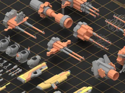 Mega Basemesh Armor Collection 2 3D model