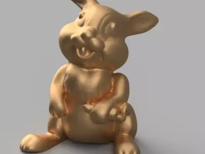 rabbit bunny figurine 3D print model