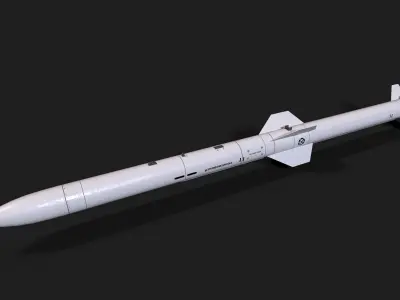 pl15 air to air missile Low-poly 3D model