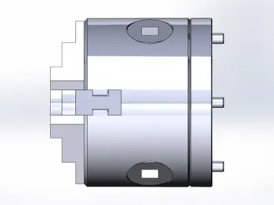 3 JAW CHUCK Free 3D model