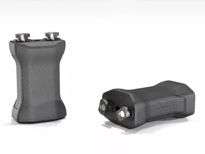 Unity Tactical Direct Attach VFG Vertical Foregrip M-LOK Low-poly 3D model