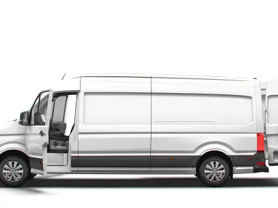 MAN TGE Van LWB HR HQInterior 2025 3D model
