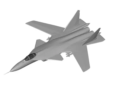 Soukho Su 47 Berkut 3D model