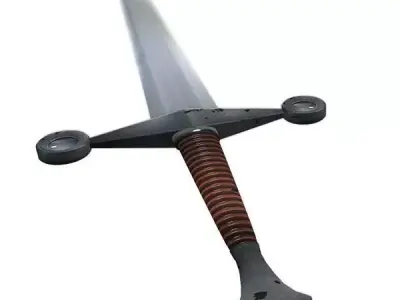 Medieval Sword - Low Poly Low-poly 3D model