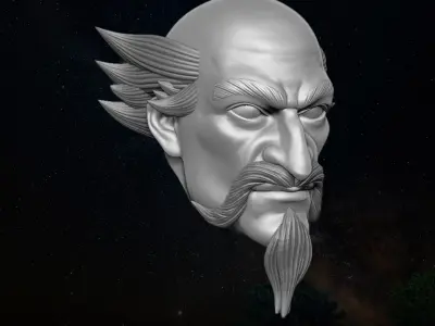 Wise Oldman Donman Art Original 3D files for Action Figures 3D print model