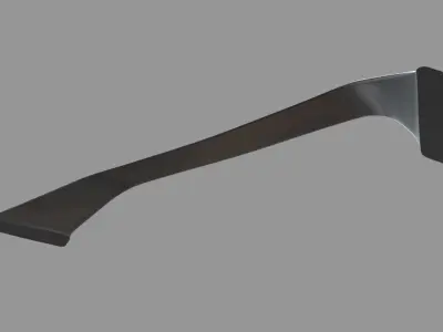 Car Spoiler Toyota Supra Low-poly 3D model