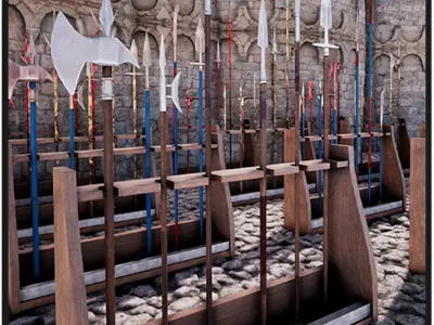 Spears And Lances  98 Variations Low-poly 3D model