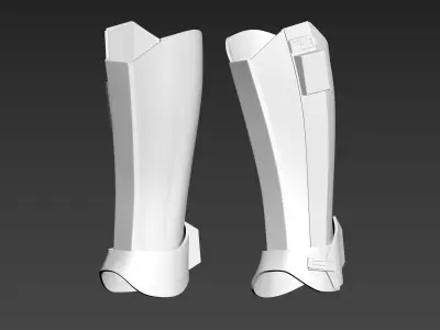 Star Wars The Rise of Skywalker Jet Trooper Shin Armor 3D print model