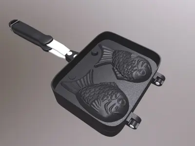 Fish Pan 3D model