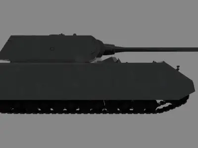 Pzkpfw VIII Maus - German WWII Tank 3D model