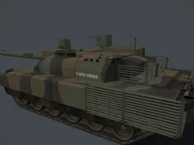 Leclerc renove Azur XLR  Low-poly 3D model