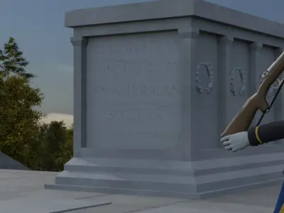 Arlington National Cemetery 3D model