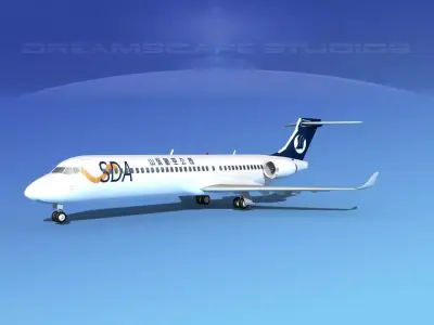 Comac ARJ21-700 Shandong Airlines 3D model